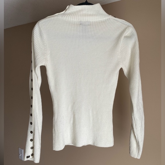 Dex Button Detail Turtleneck Sweater - Picture 3 of 8